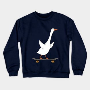 Skateboarding Duck #01 Crewneck Sweatshirt